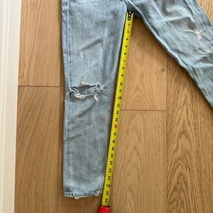 AGOLDE Riley High-Rise Straight Crop Jean|Size 25 100% Cotton